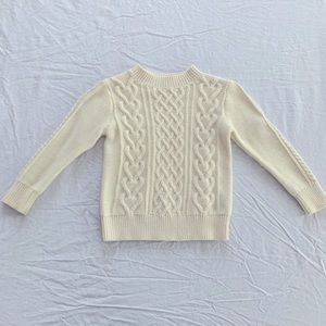Crewcuts girls 4-5 cable knit sweater